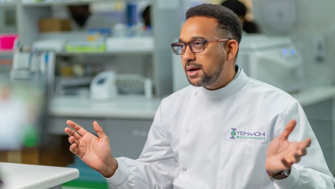 Calestous Juma Fellow - Yaw Bediako Lab shot