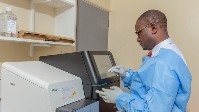 Calestous Juma Fellow - Moses Obimbo Madadi Lab shot