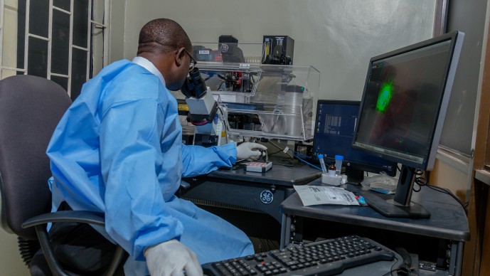 Calestous Juma Fellow - Moses Obimbo Madadi Lab shot
