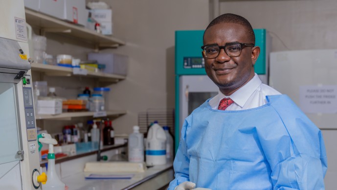 Calestous Juma Fellow - Moses Obimbo Madadi Lab shot